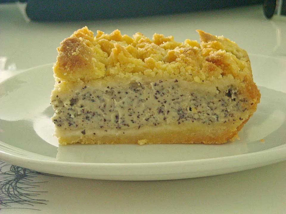 Vanille - Mohn - Kuchen mit Streusel von semmerl | Chefkoch