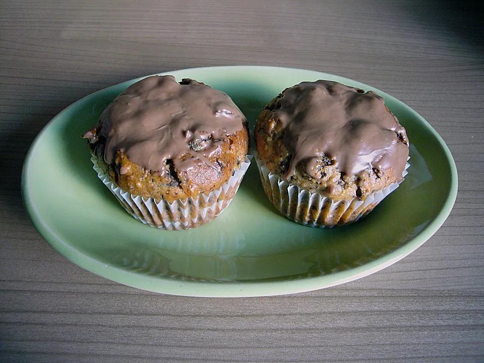 Rosinen - Muffins mit Nüssen und Schokolade von Pauline7006 | Chefkoch.de