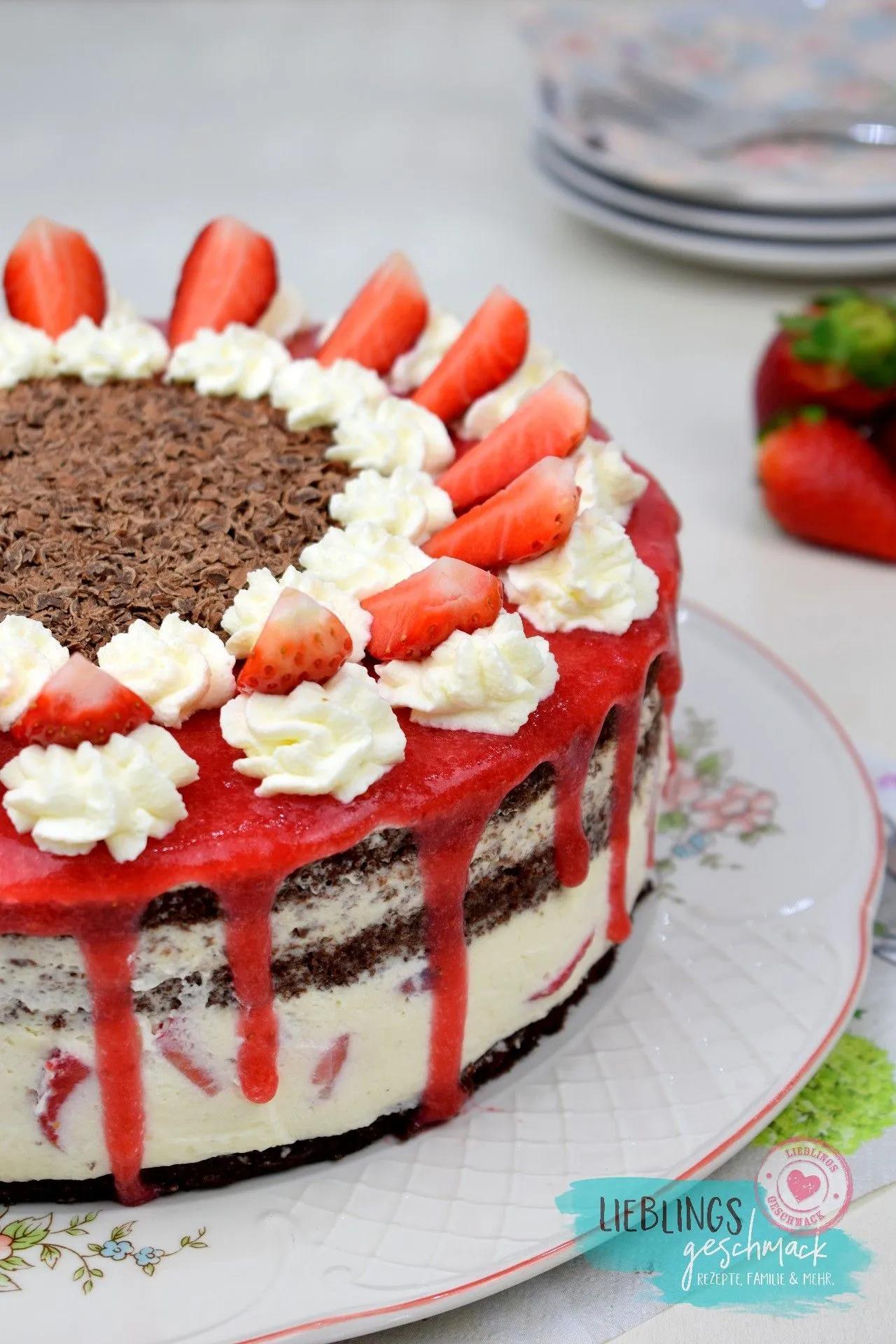 Ein traum aus erdbeeren und sahne schwarzwÄlder erdbeer torte – Artofit