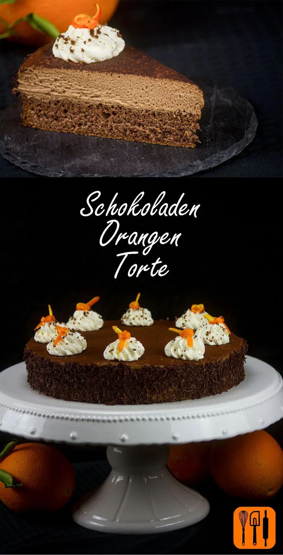 Diese leckere Schokoladen-Orangen-Torte ist ideal für Tortenanfänger ...
