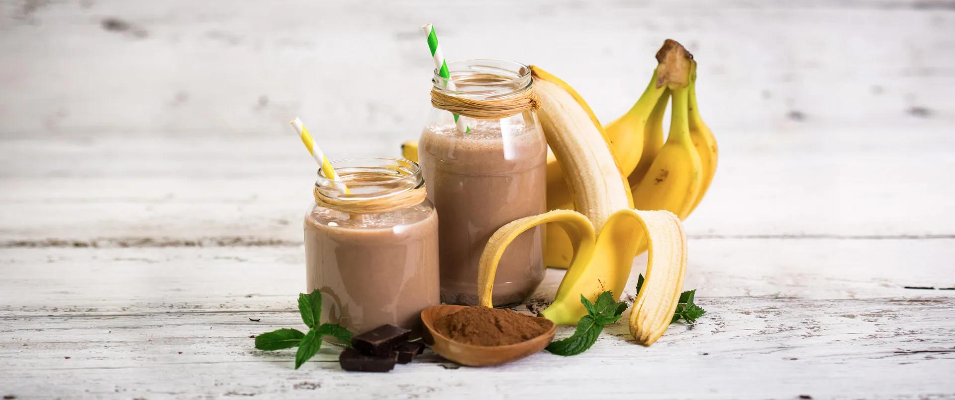 BANANENSHAKE mit viel Vitaminen und Proteinen