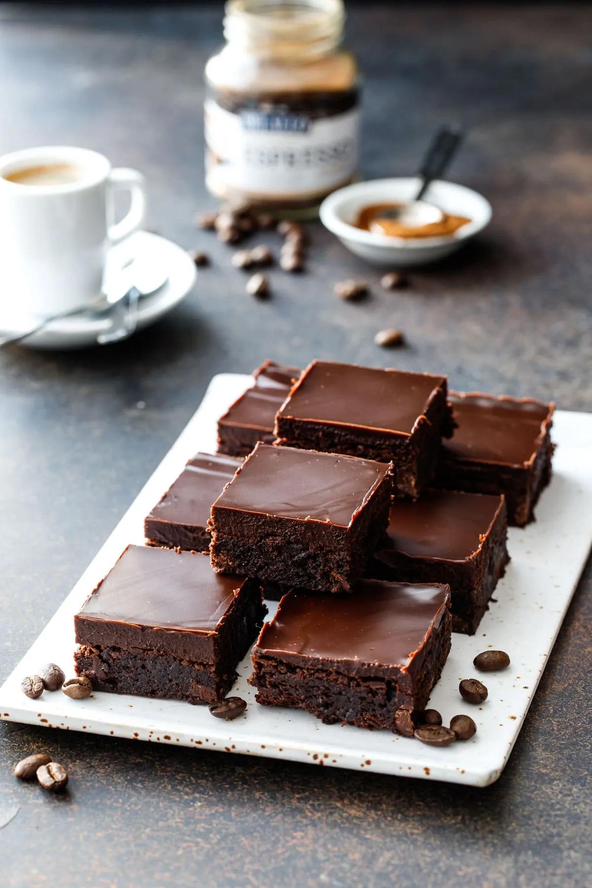 Triple Chocolate Espresso Brownies | Love and Olive Oil