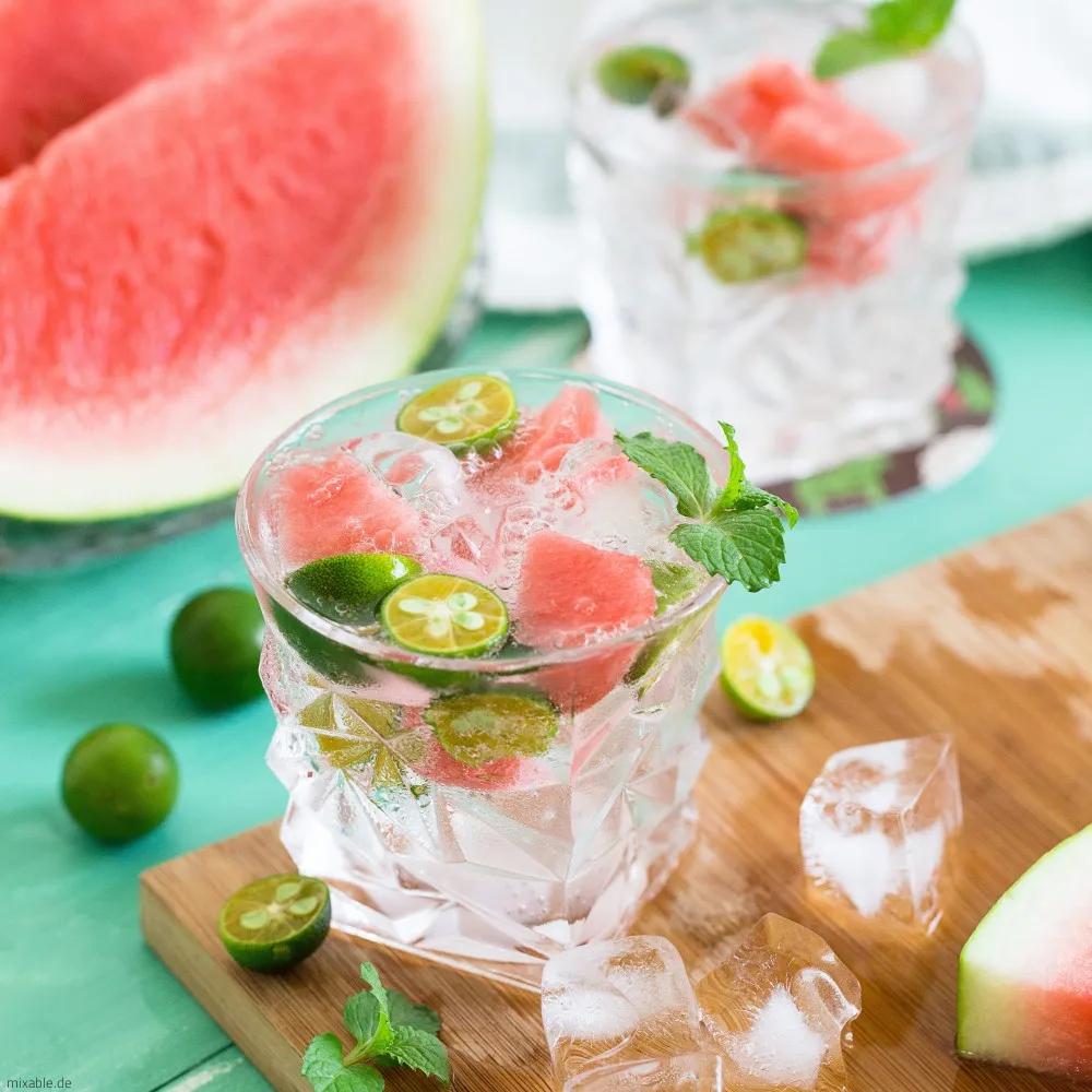 Rezept: Wassermelonen Mojito, Cocktails &amp; Drinks | mixable.de