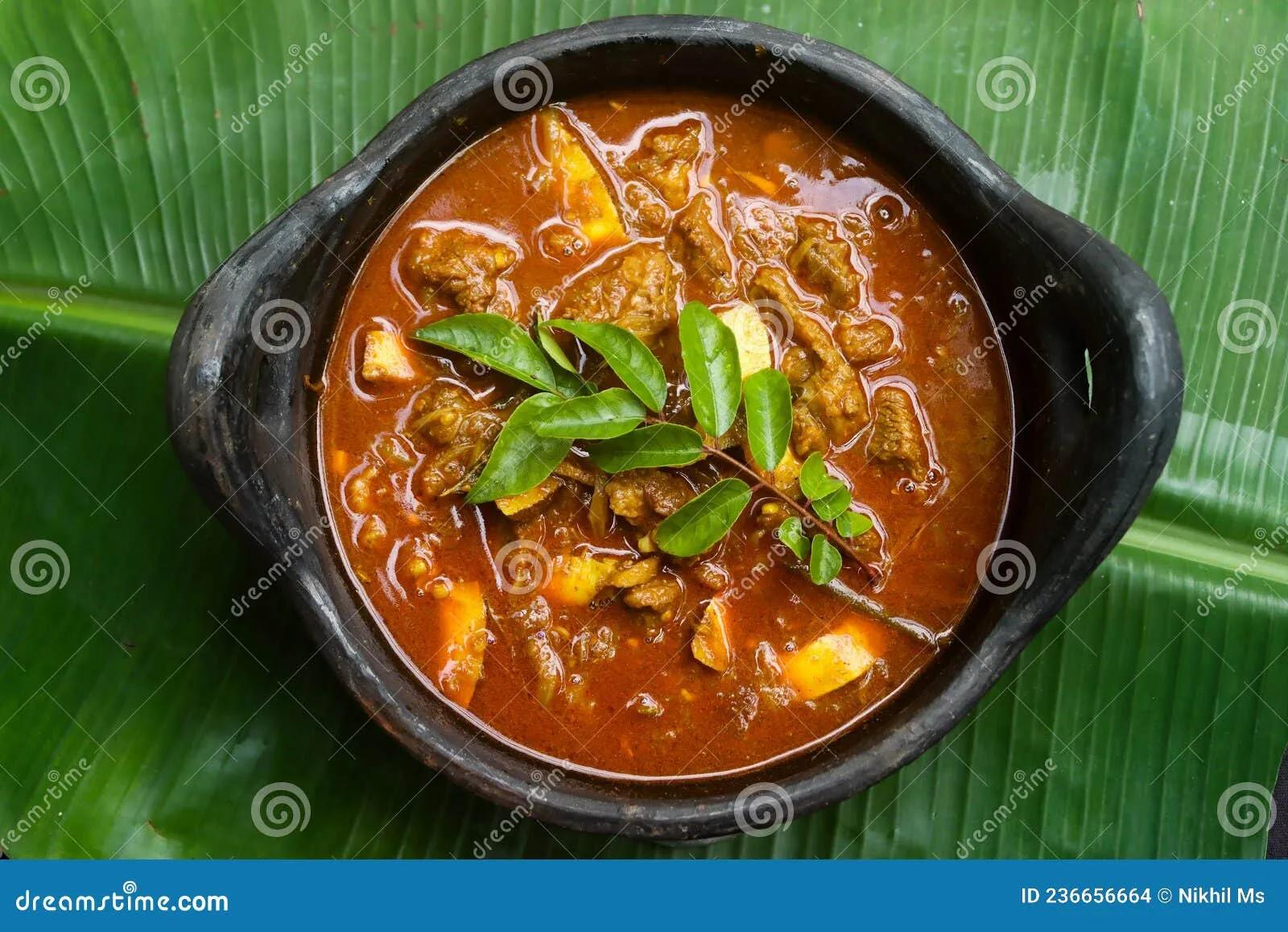 Rindfleisch Mit Curry-Kerala-Art Rindfleisch-Rezept Stockfoto - Bild ...