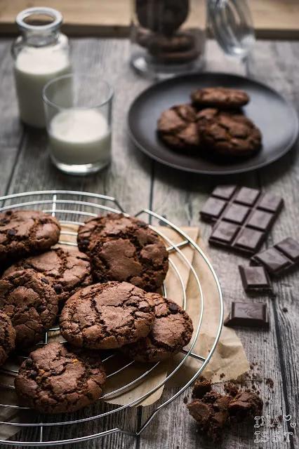 Ina Is(s)t: Schokoladige Chocolate-Chip-Cookies / Double Chocolate-Chip ...