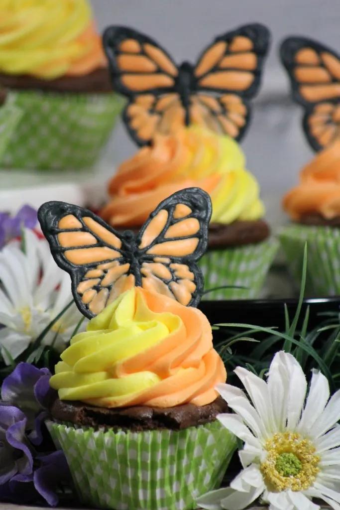 Monarch Butterfly Cupcakes