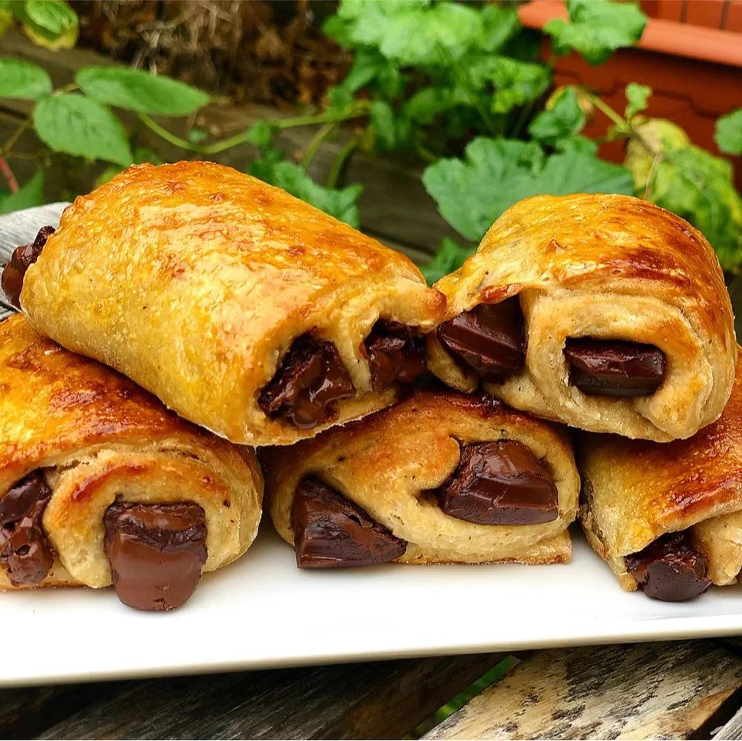 Petits pains au chocolat healthy