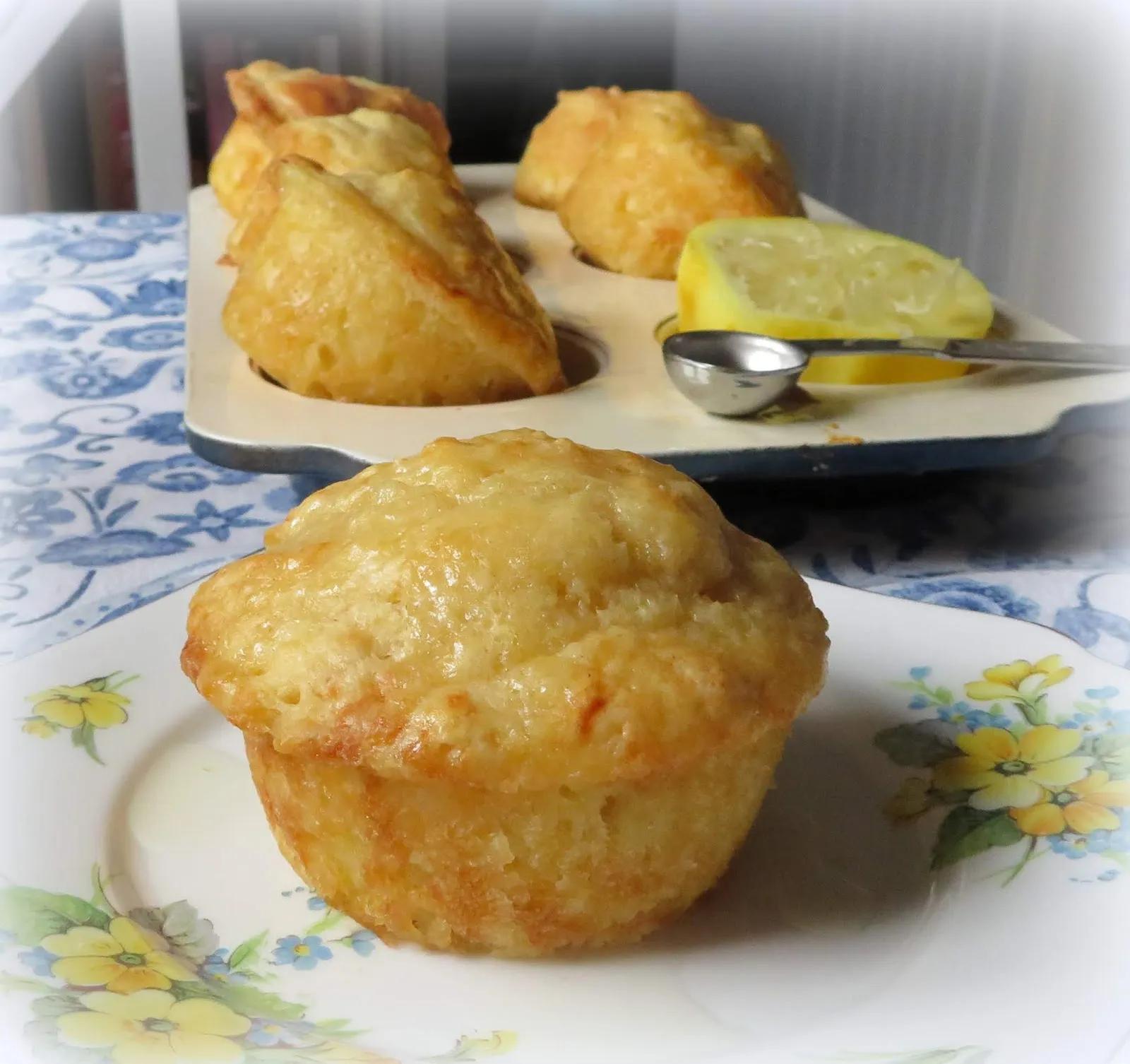 Lemon Yogurt Muffins - small batch | The English Kitchen
