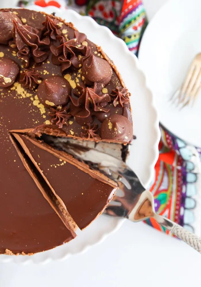 Chocolate Coffee Cheesecake | Bake at 350°
