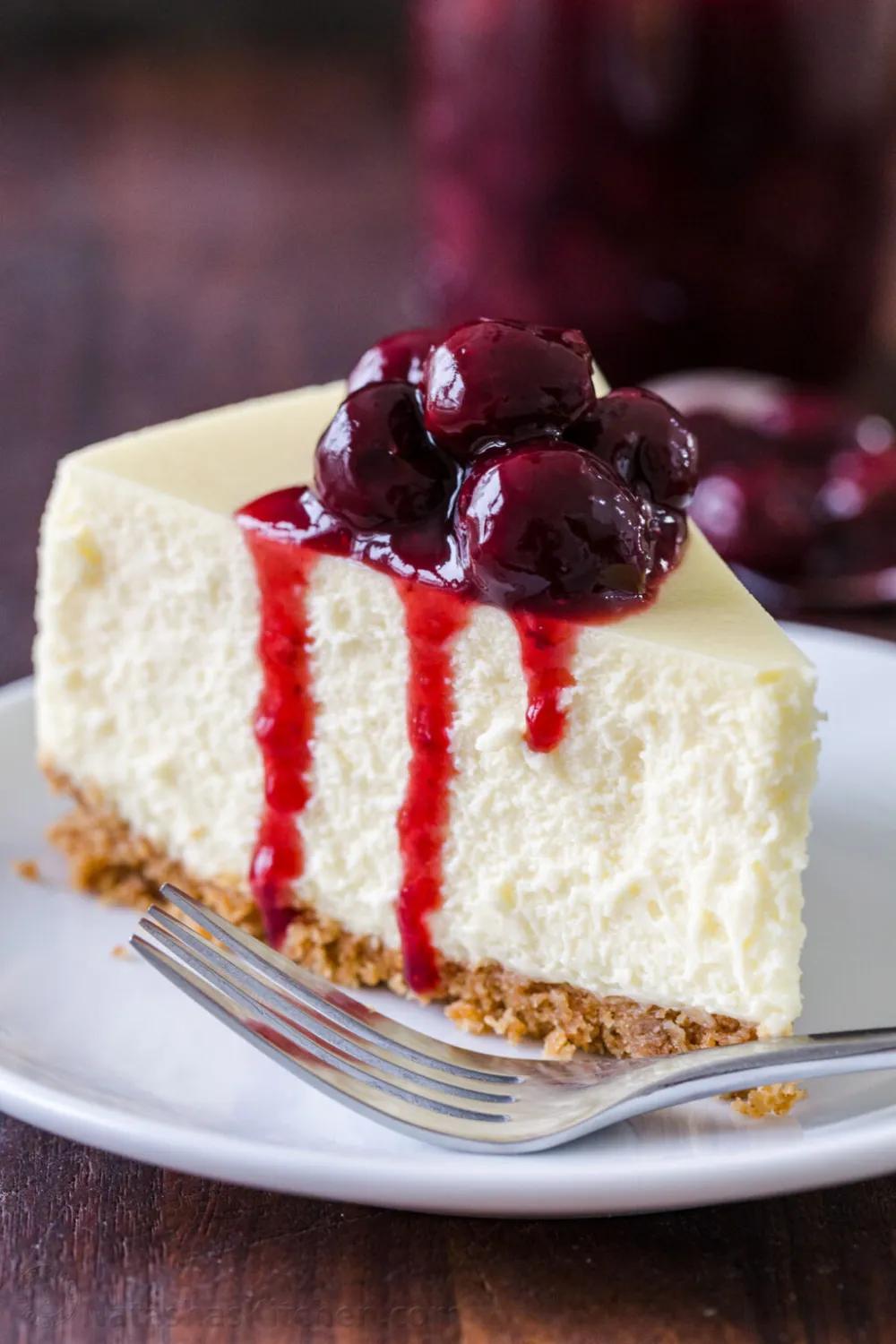 This classic Cheesecake is a tall, ultra-creamy, New York-style ...