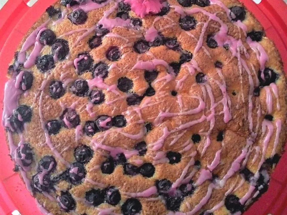Heidelbeer - Blechkuchen von alina1st | Chefkoch