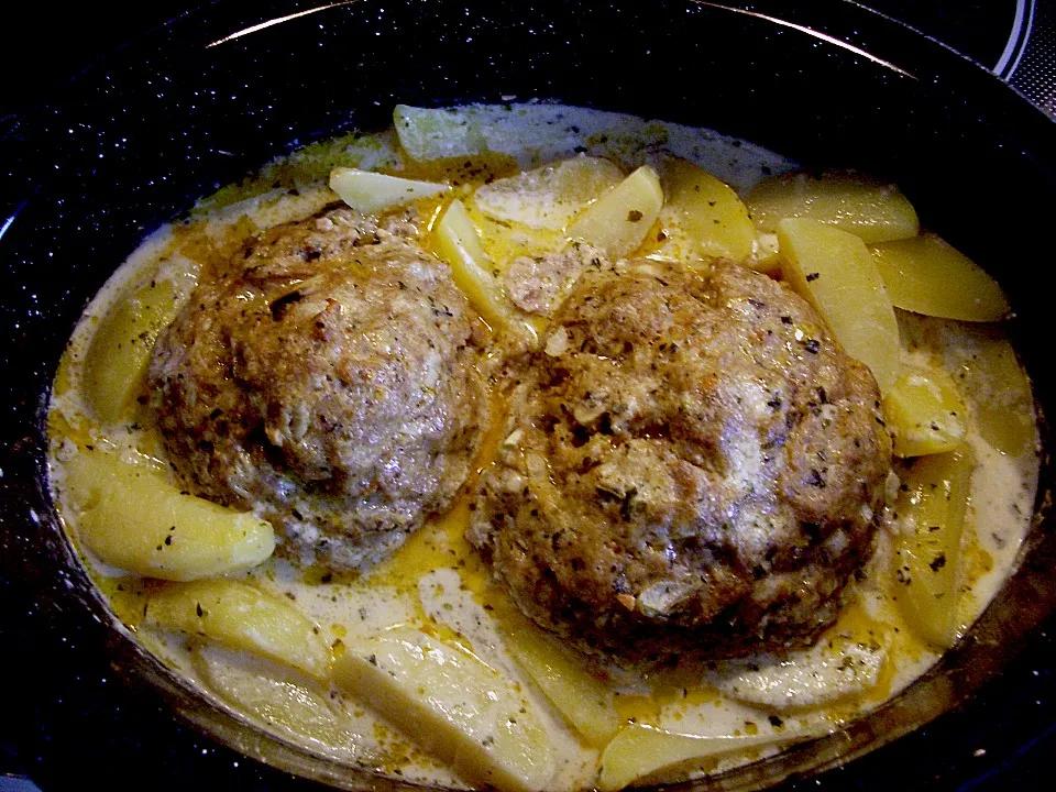 Hackbraten im Kartoffelbett von mascha | Chefkoch.de