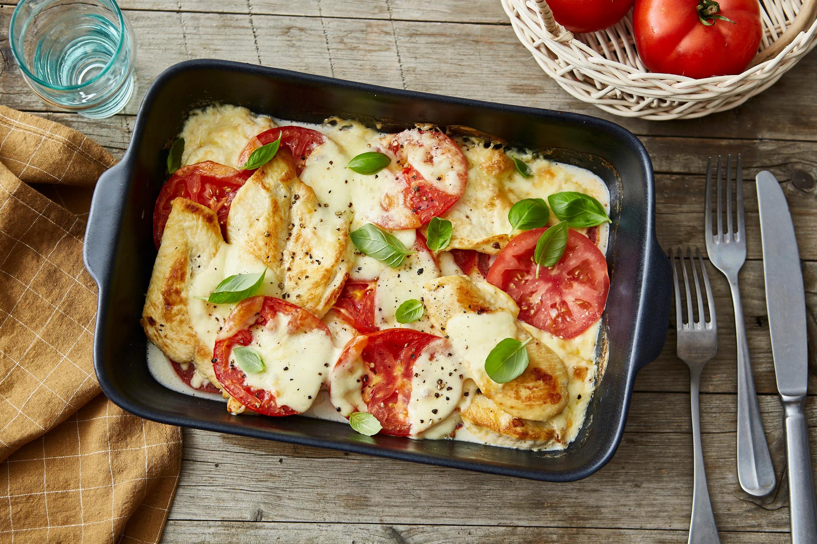 Überbackene Hühnerschnitzel mit Mozzarella und Tomate | The Stepford ...