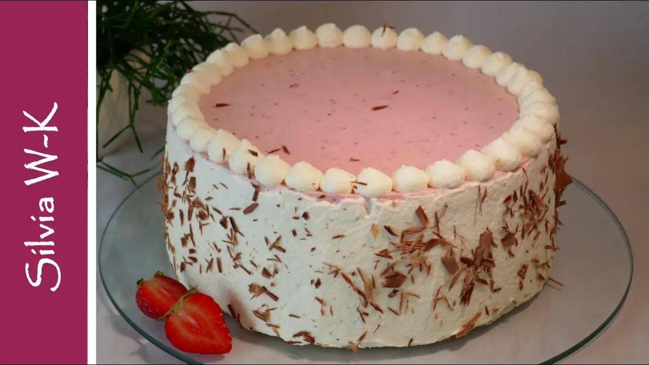 Erdbeertorte / mit Joghurt - YouTube