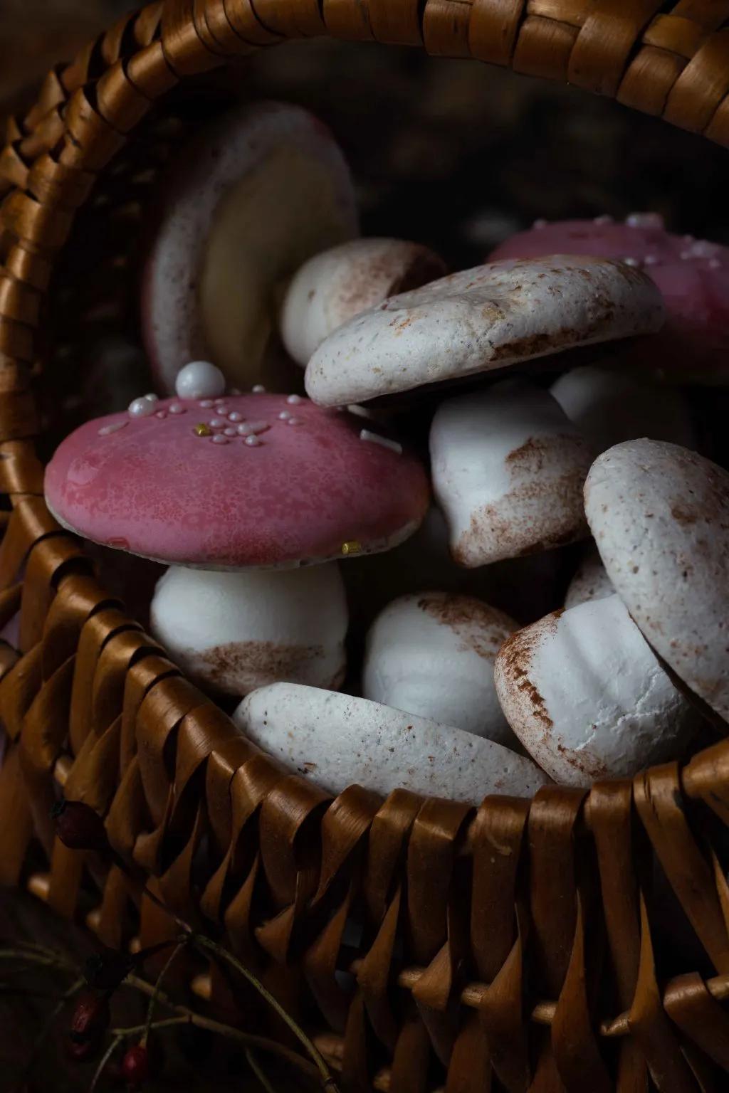 Baiser Pilze | Silvester Glückspilze zum Verschenken – La Crema