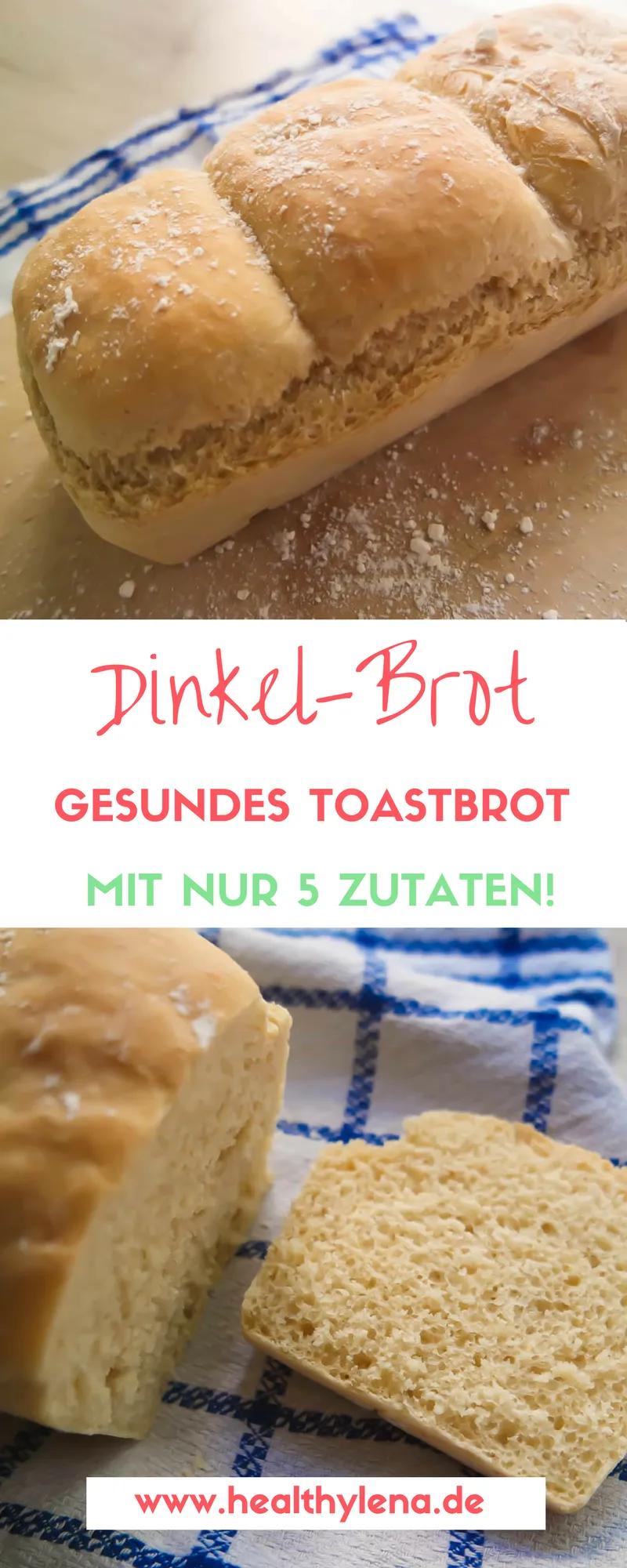 Dinkel-Brot für Sandwiches (ohne Weizen) – mit nur 5 Zutaten | Vegane ...