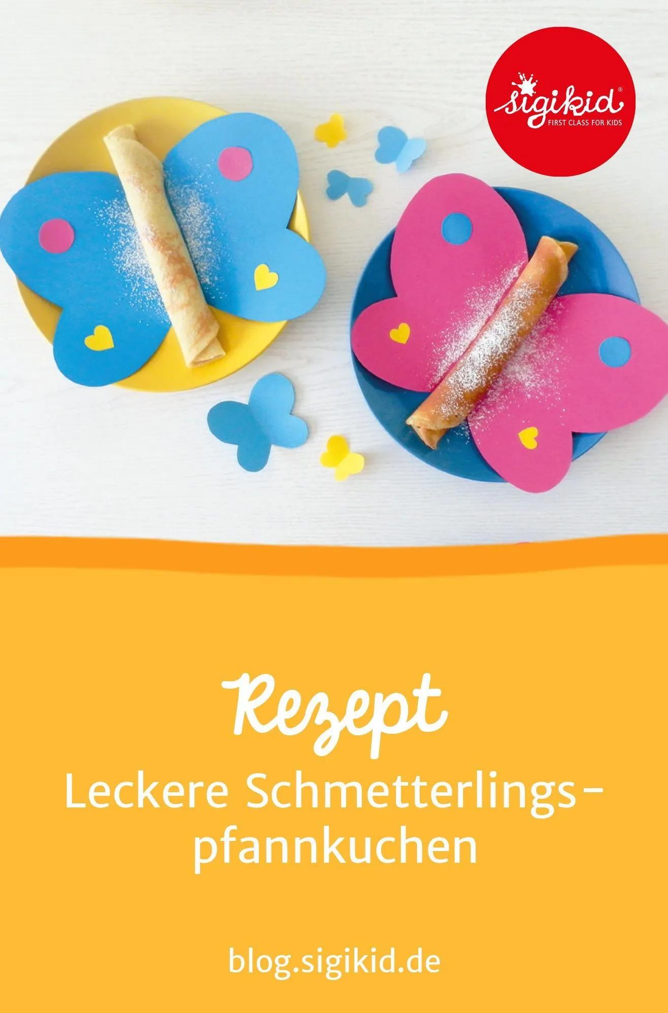 Schmetterlings-Pfannkuchen | Rezepte für kinder, Basteln für ...