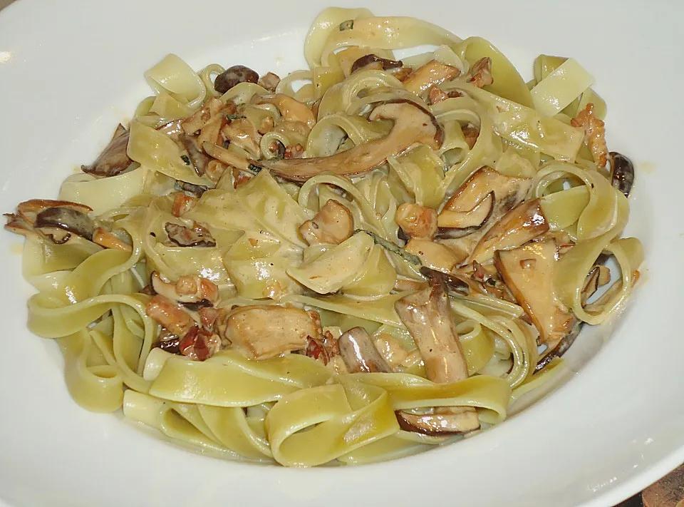 Pasta mit frischen Steinpilzen (Rezept mit Bild) von bsaat | Chefkoch.de