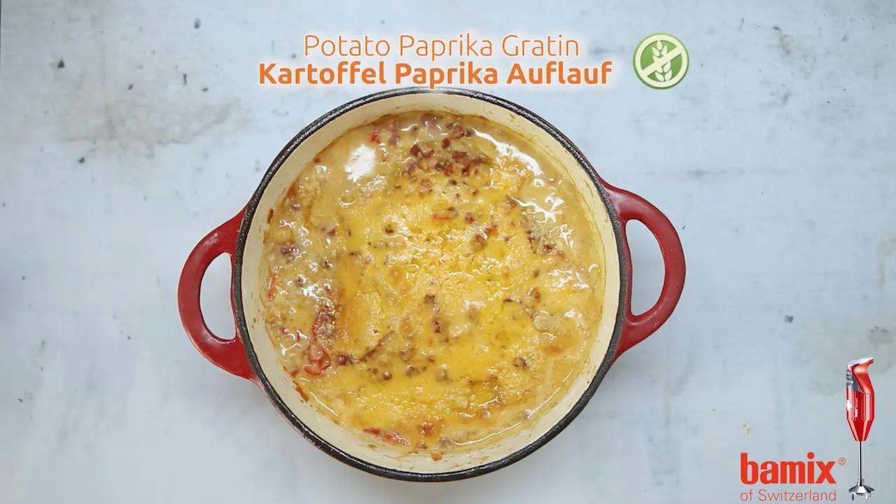 KARTOFFEL-PAPRIKA-AUFLAUF / POTATO PAPRIKA GRATIN - YouTube