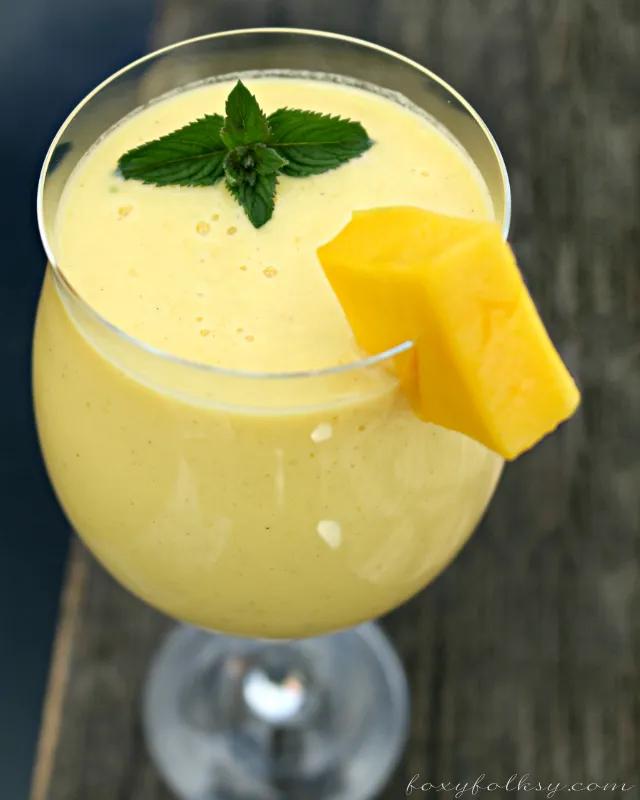 Mango Lassi (Mango Yogurt Smoothie) |Foxy Folksy