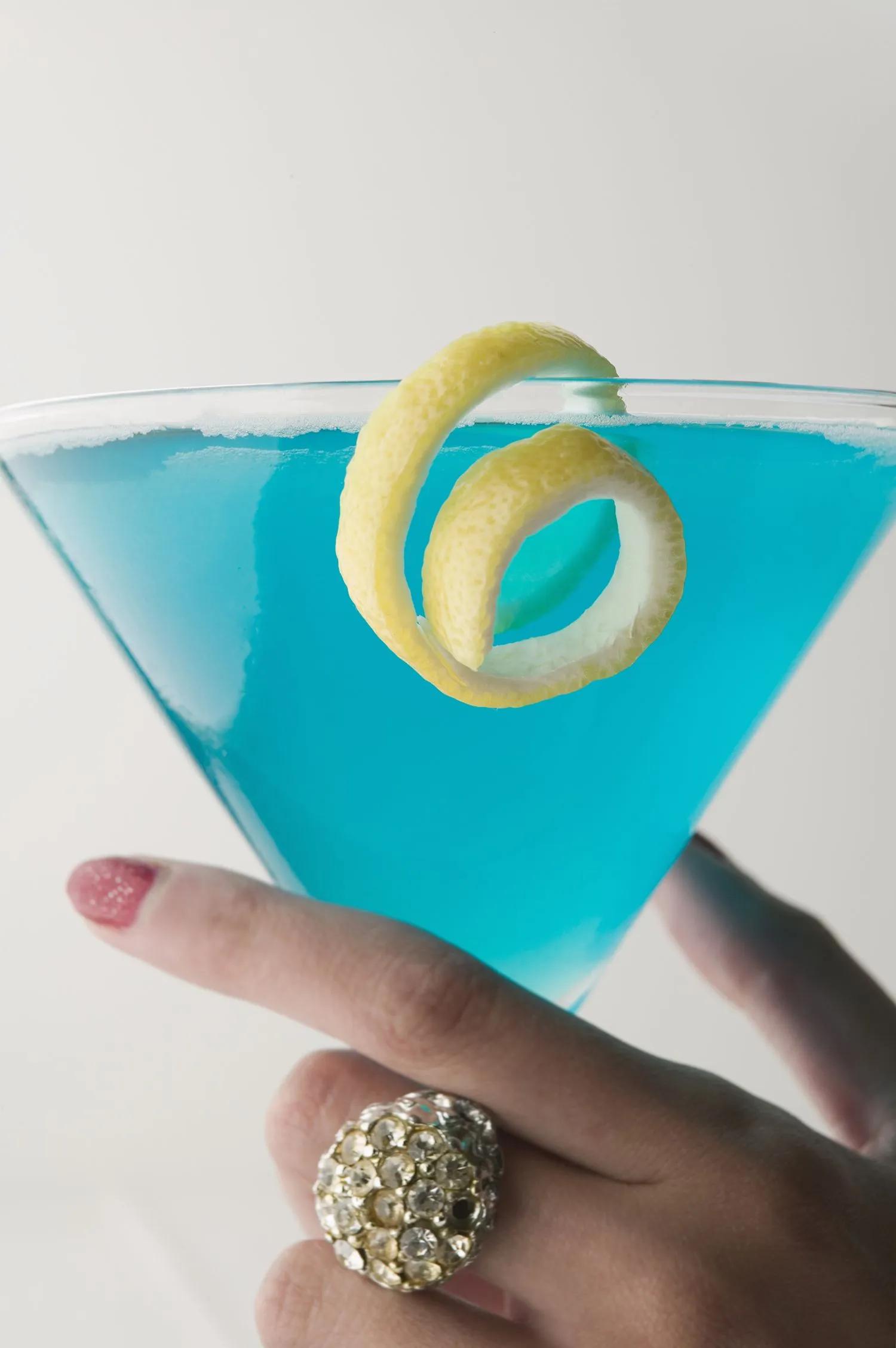 A Beautiful Blue, Fruity Vodka Martini Just for You | Recipe | Blue ...