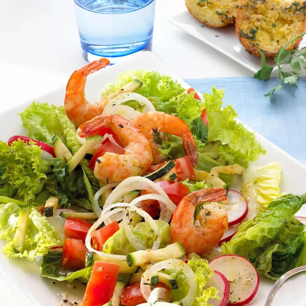 Fitness-Salat mit Garnelen - Rezept | Kaufland