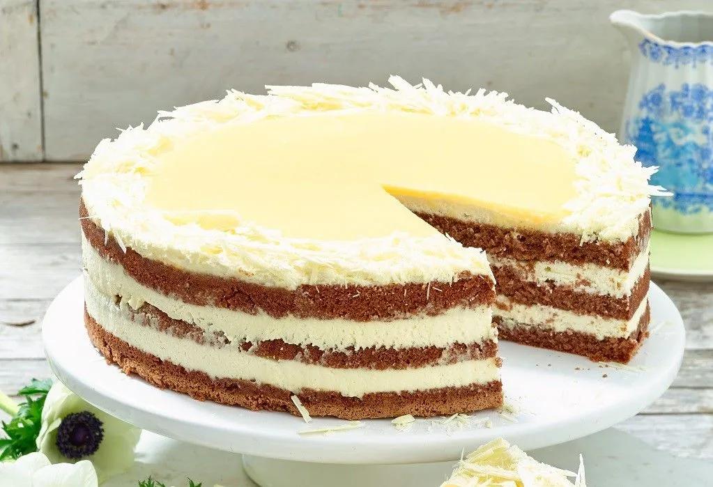Einfach und schnell: Weiße Schokoladen-Eierlikör-Torte | Kochen und ...