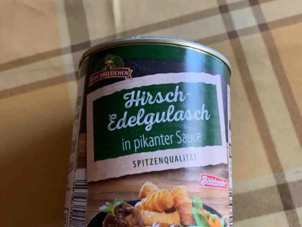 Aldi Süd, Hirsch-Edelgulasch in pikanter Sauce Kalorien ...