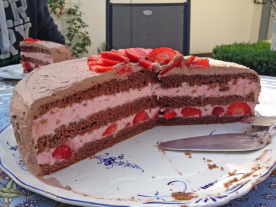 Schoko-Erdbeer Traum von Torte80 | Chefkoch.de