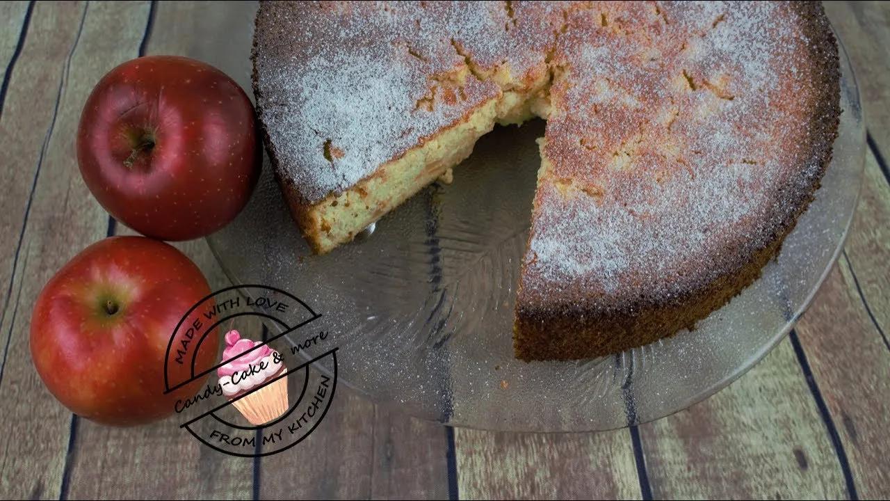 Apfelkuchen mit Quark, ohne Mehl - super saftig I Apfeltorte - YouTube