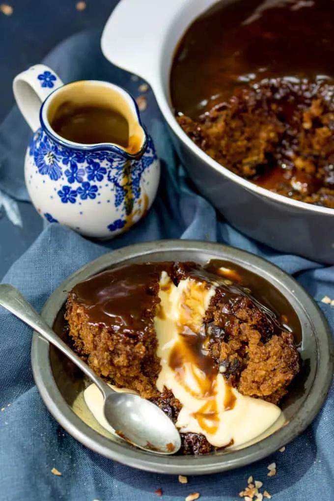 Sticky Toffee Pudding with Homemade Custard - Nicky&amp;#39;s Kitchen Sanctuary