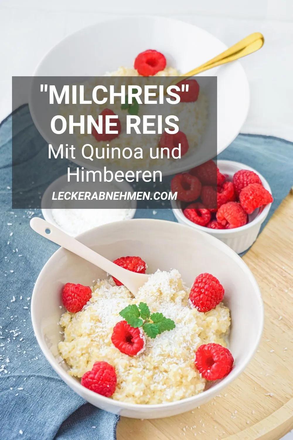 Gesundes Frühstück zum Abnehmen: Quinoa Milchreis mit Beeren | Gesundes ...