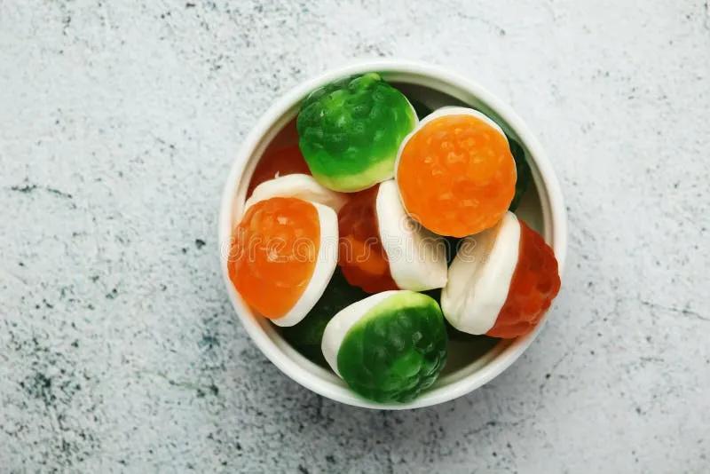 A Bowl with Colorful Marmalade Stock Image - Image of sugar, sweets ...