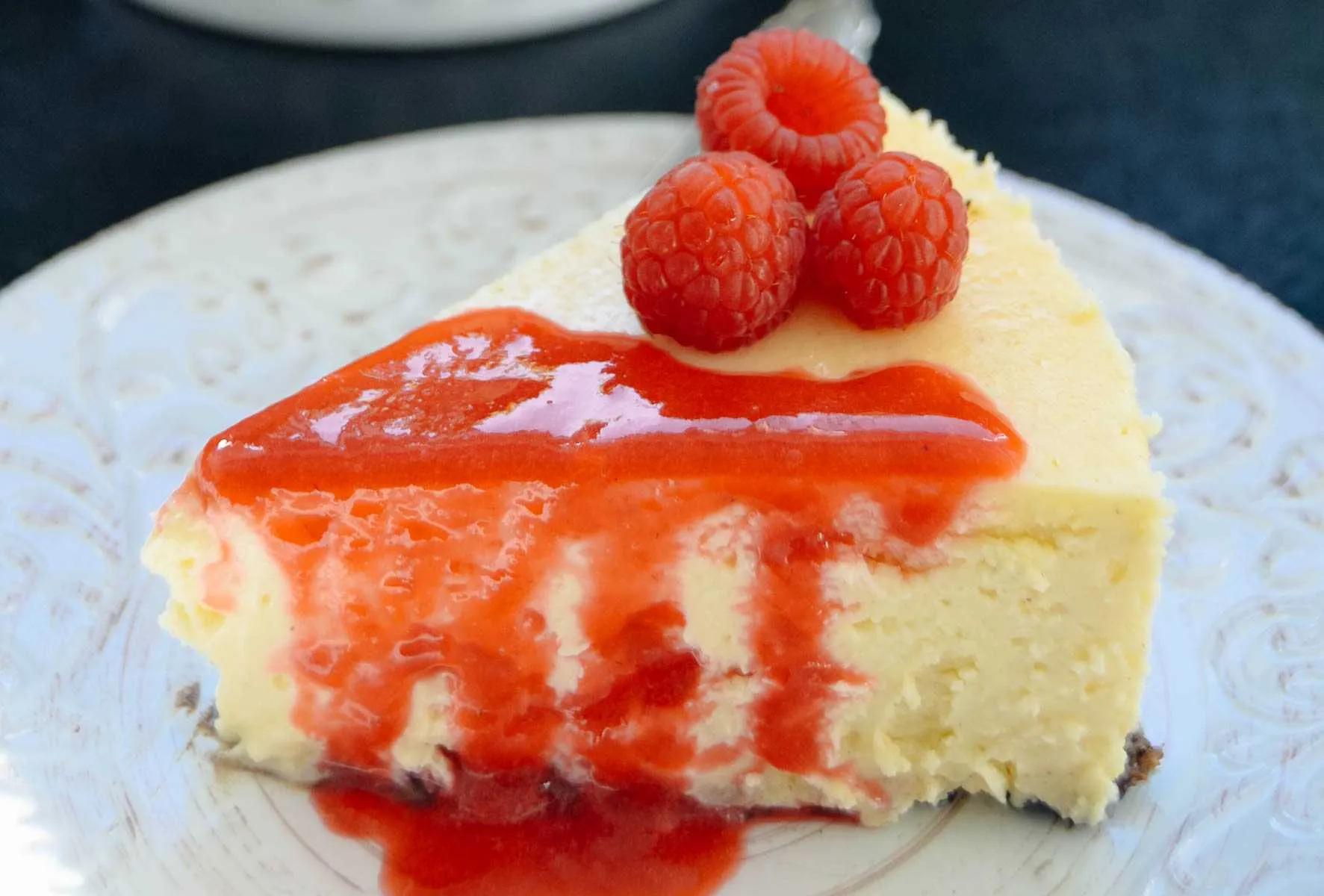 New York Cheesecake Rezept amerikanischer Käsekuchen - Kochen aus Liebe