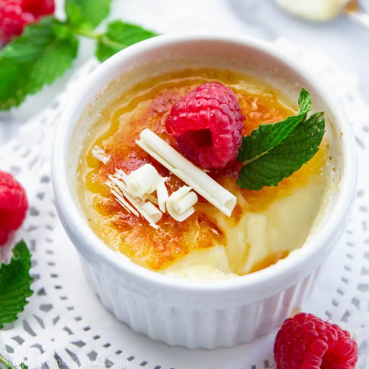 White Chocolate Creme Brulee | Recipe Cart