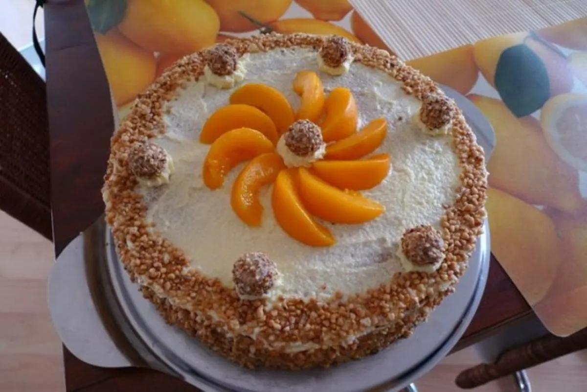 Giotto-Pfirsich-Torte - Rezept mit Bild - kochbar.de