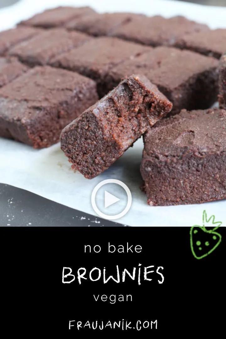 Brownies ohne backen vegan &amp; glutenfrei schnelle und einfache Brownies ...