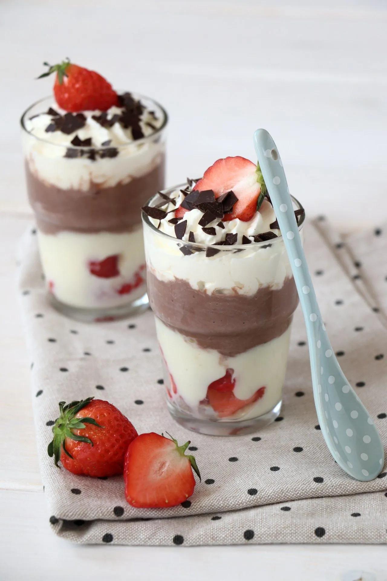 Erdbeeren Dessert im Glas Rezept - Lavendelblog