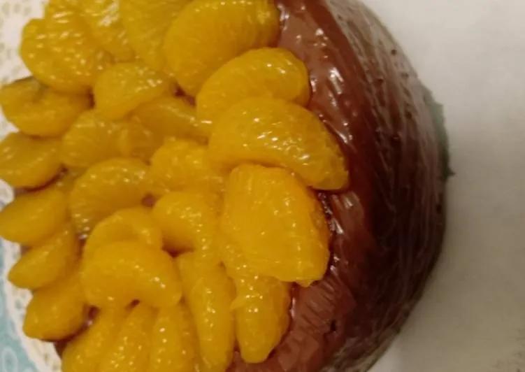 Rezept: Appetitlich Schoko-Zitrus-Kuchen mit Mandarinen - Red Devils