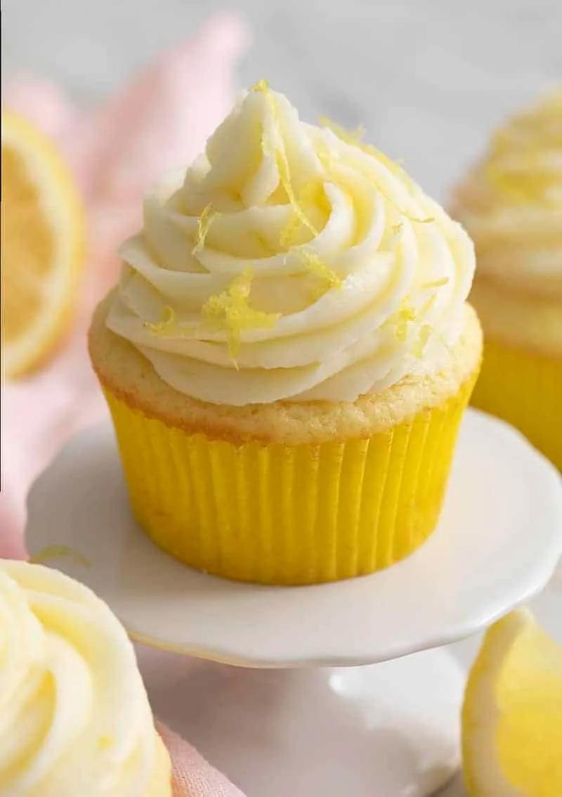 Lemon Cupcakes - Preppy Kitchen