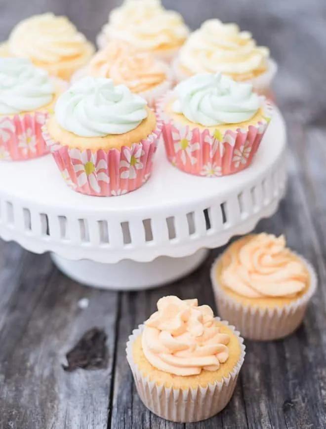 Citrus Cupcakes with Citrus Buttercream Frosting - An Alli Event