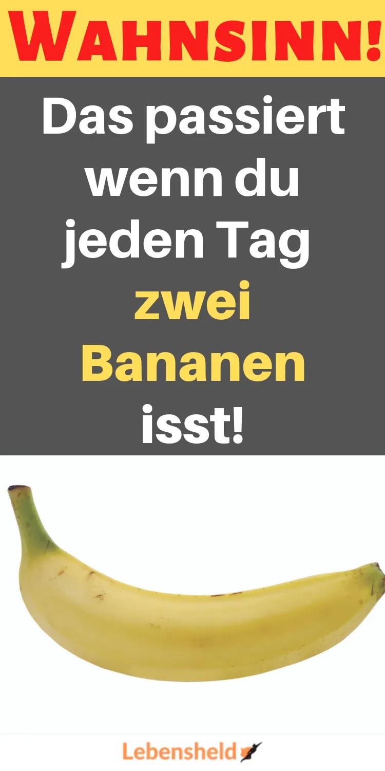 Das passiert, wenn du täglich zwei Bananen isst | Bananen, Essen und ...