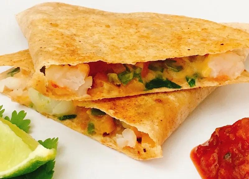 Spicy Shrimp Quesadilla Recipe | The Leaf Nutrisystem Blog