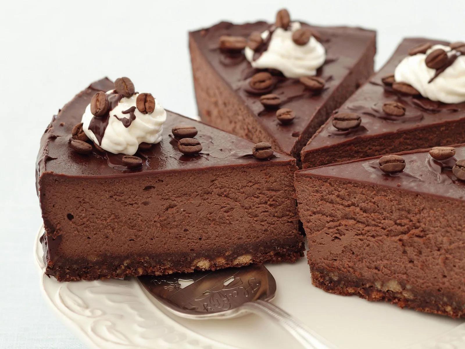 Chocolate Coffee Cheesecake recipe | Eat Smarter USA