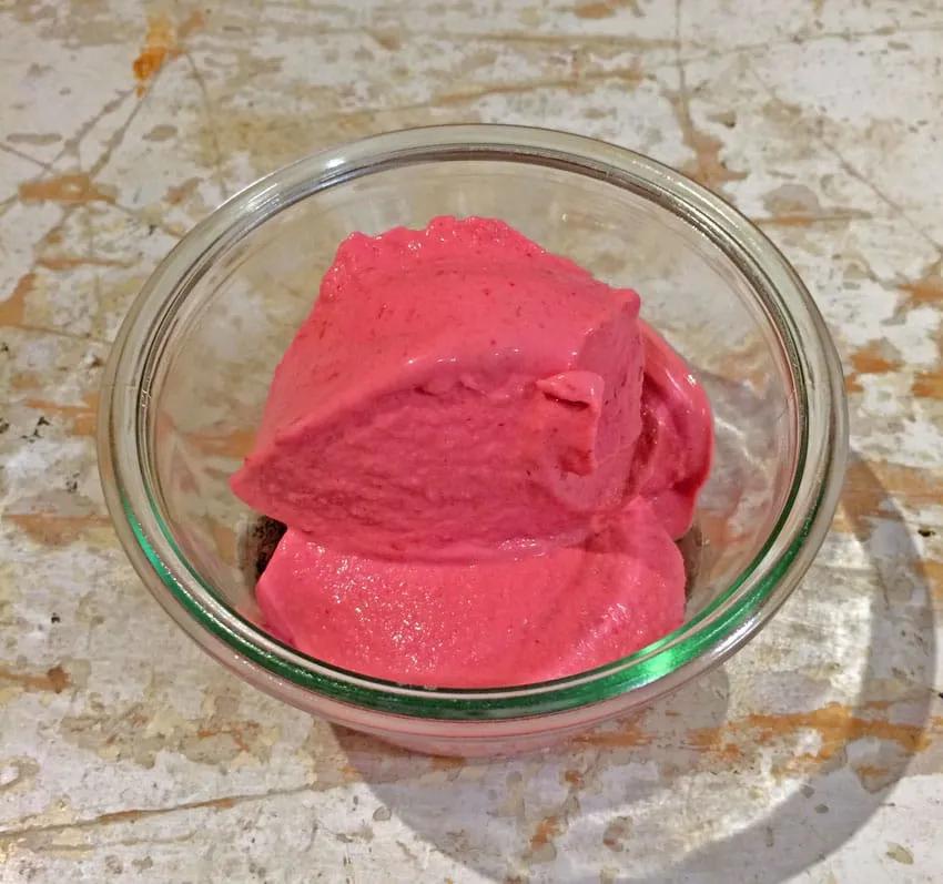 Himbeeren + Joghurt = genial erfrischendes Blitz Eis - feinschmeckerle ...