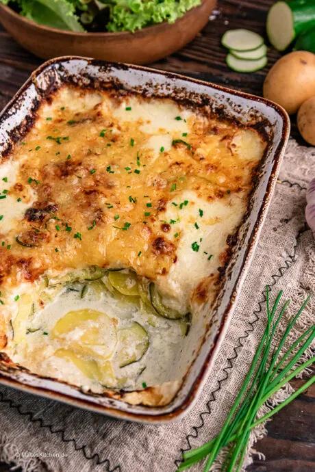 Kartoffel-Zucchini-Gratin nach Johann Lafer