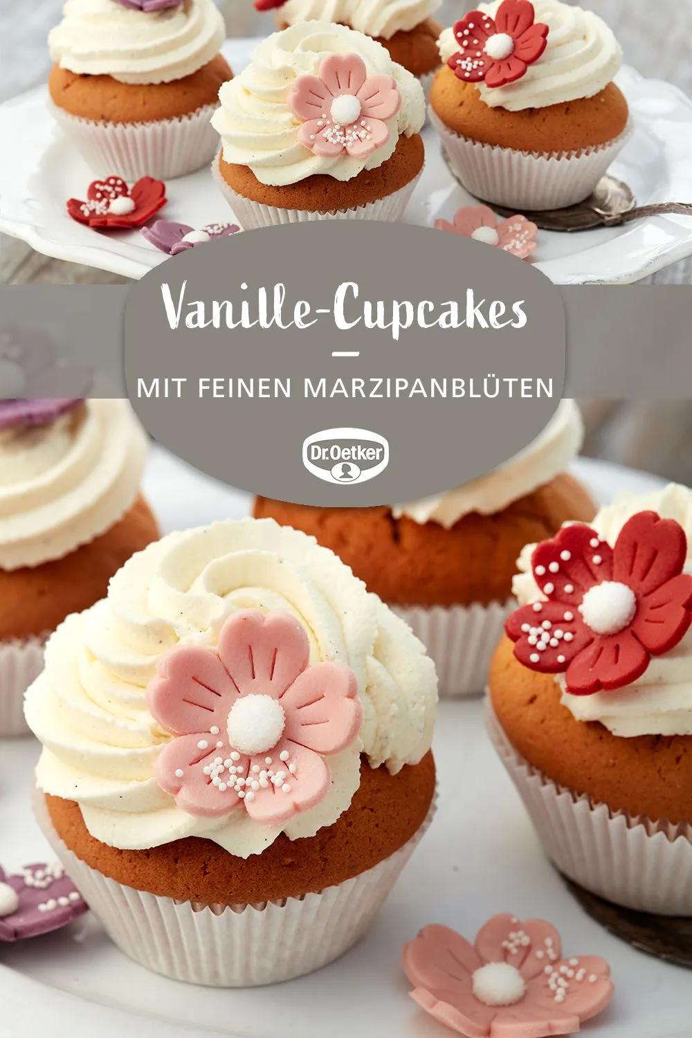 Vanille-Cupcakes | Rezept | Vanille cupcakes, Cupcakes, Kuchen und torten