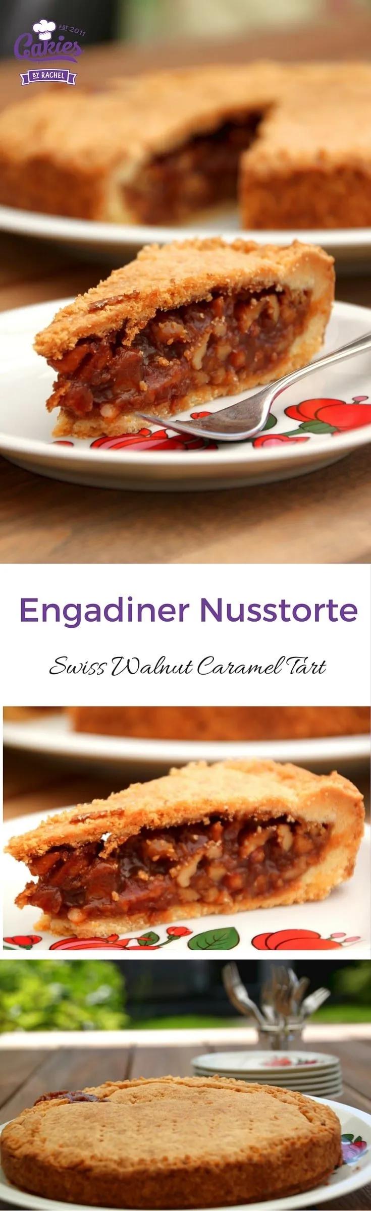 Engadiner Nusstorte Recipe - Swiss Nut Tart | Cakies