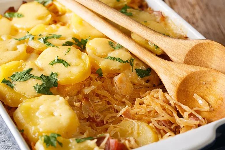 Sauerkraut Auflauf mit Kartoffeln | GuteKueche.de