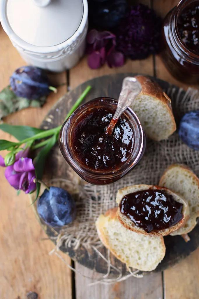 Pflaumenmus - Plum Jam - Herbstaufstrich